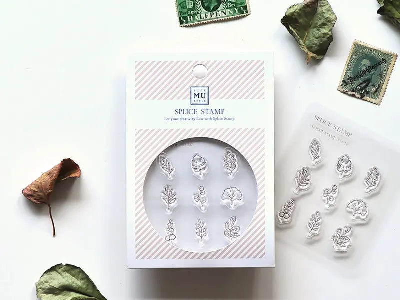 MU | Icon Stamp Small Leaves - No.10