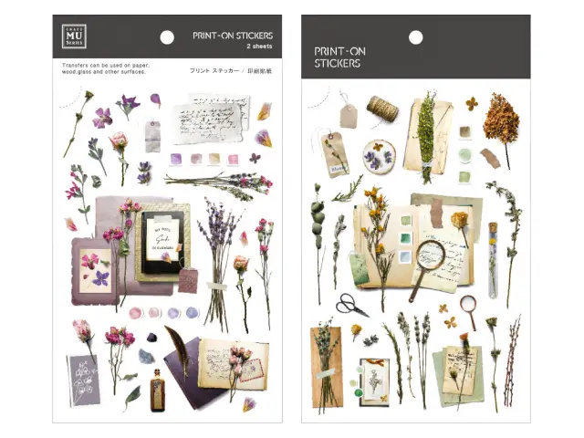 MU Print-On Transfer Stickers 140 - My Soul In Flowers