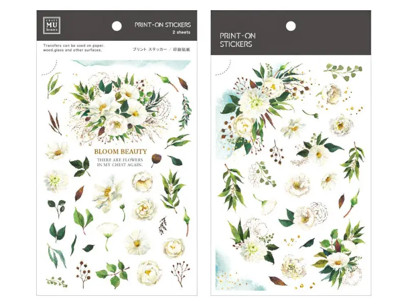 MU | Print-On Stickers - Blooming Beauty