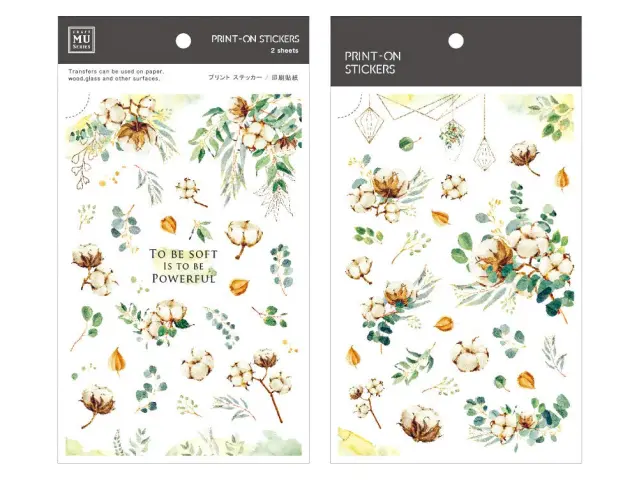MU Print-On Transfer Stickers 144 - Cotton Soft