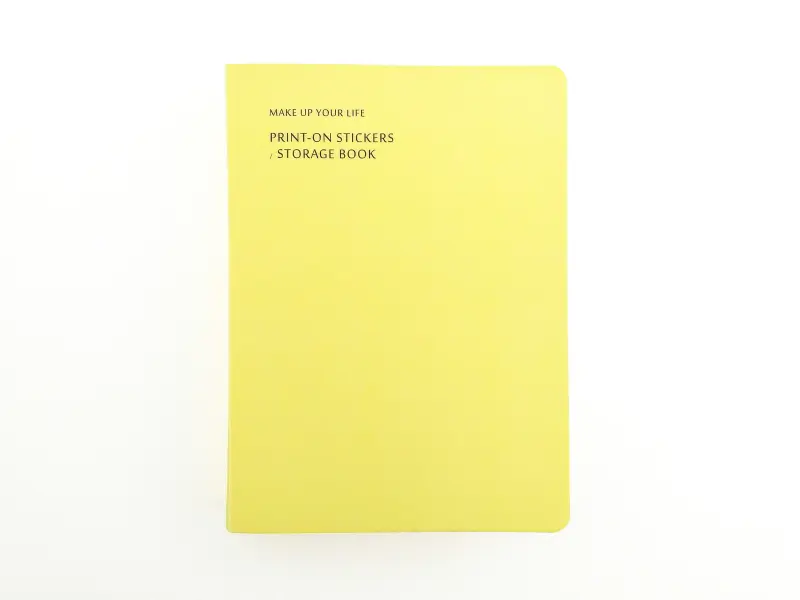 MU | Sticker Storage Book - Yellow