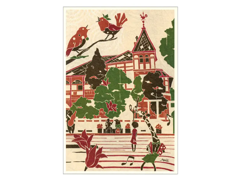 Who Mails Postcard - Hyogo Kitano