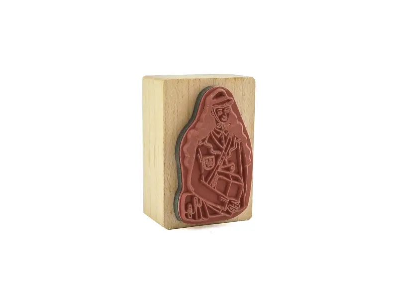 La Dolce Vita | Rubber Stamp - Postal Girl