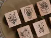 Loidesign | Wooden Rubber Stamp Set - Collect Beautiful Moments