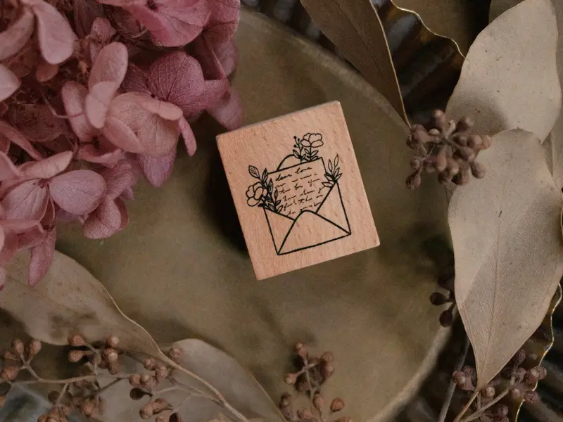 Loidesign | Wooden Rubber Stamp Set - Collect Beautiful Moments
