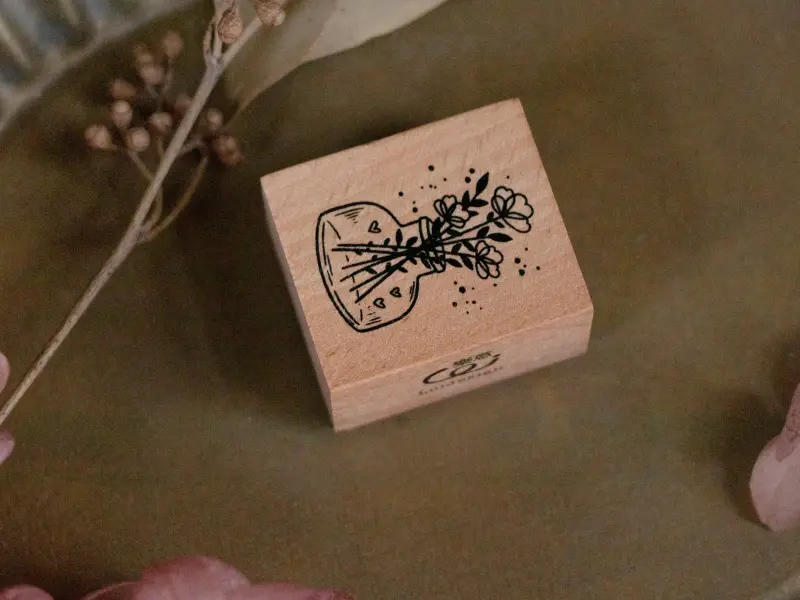 Loidesign | Wooden Rubber Stamp Set - Collect Beautiful Moments