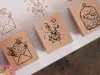 Loidesign | Wooden Rubber Stamp Set - Collect Beautiful Moments