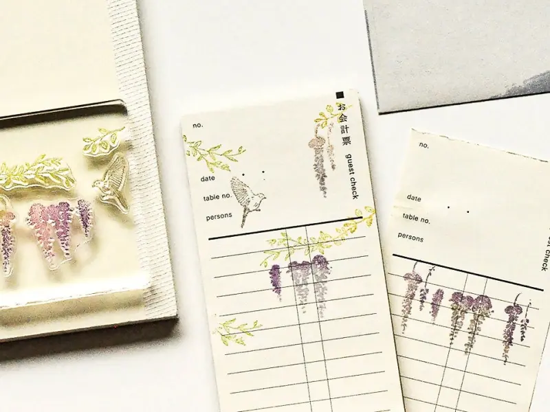 MU Clear Stamp Set Splice 009 - Drifting Wisteria
