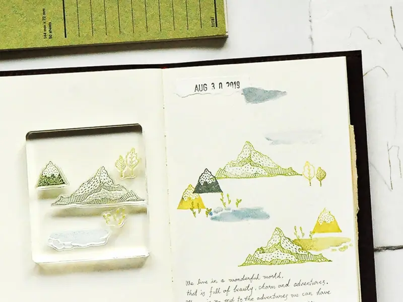 MU | Clear Stamp Set - Mountains