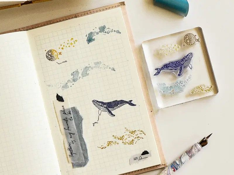 MU | Clear Stamp Set - Space Whale