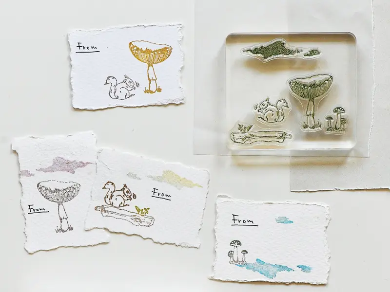 MU | Clear Stamp Set - Mushrooms