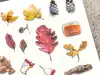 MU Print On Stickers Botanical Fall Pressed Plants 139