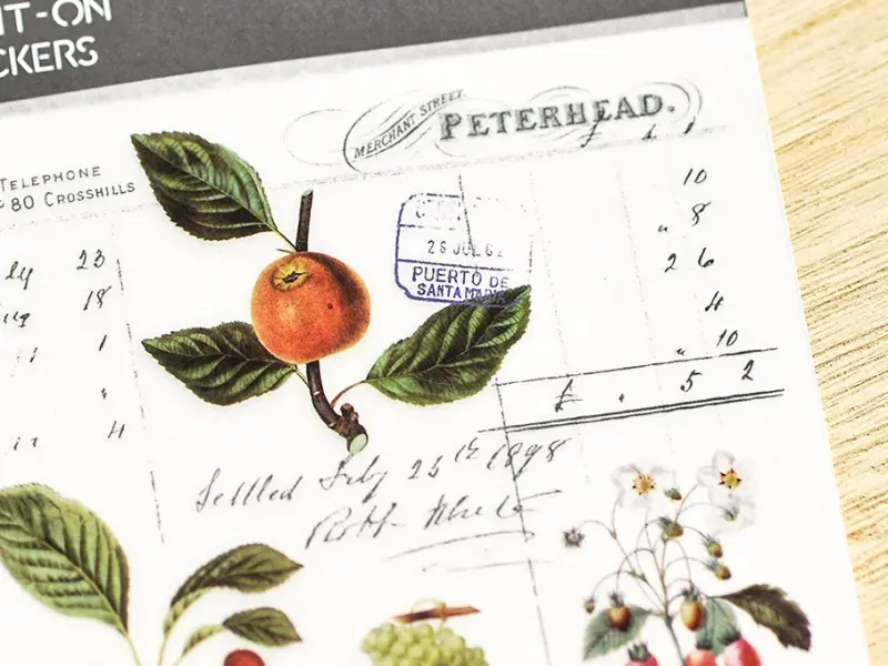 MU | Print-On Stickers - Fruit Encyclopedia