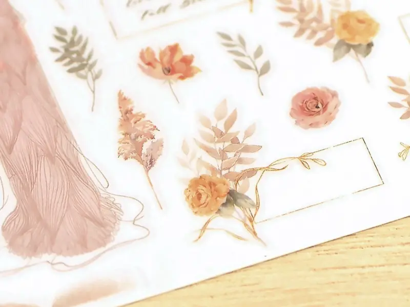 MU | Print-On Stickers 149 - Lady In Dusty Pink Dress