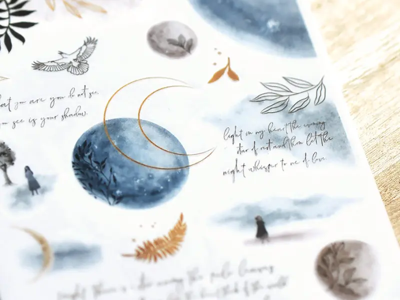 MU | Print-On Siirtotarrat 163 - Mysteerinen Kuu