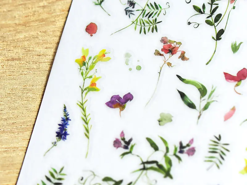 MU | Print-On Stickers - Surrounded By Wildflowers
