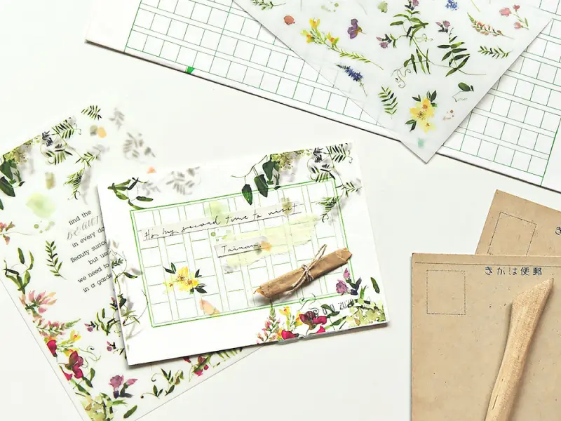 MU | Print-On Stickers - Surrounded By Wildflowers