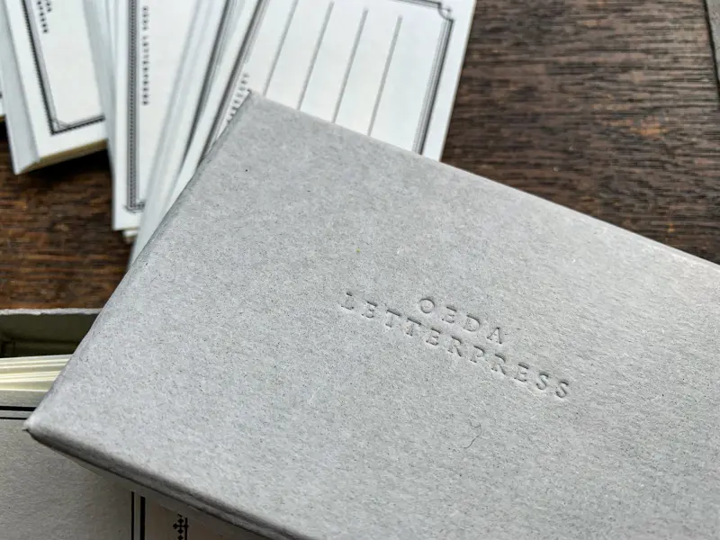 Oeda Letterpress | Label Sticker Set - Black