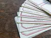 Oeda Letterpress | Label Sticker Set - Red And Blue