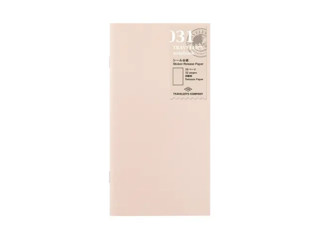 031. TRC Sticker Release Paper Refill Regular Size