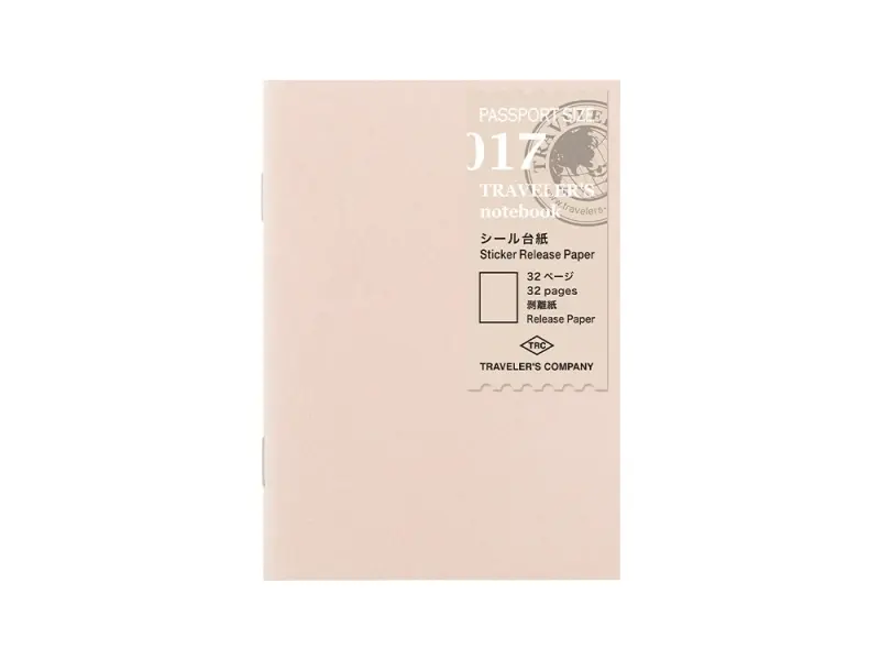 TRC Sticker Release Paper Refill Passport
