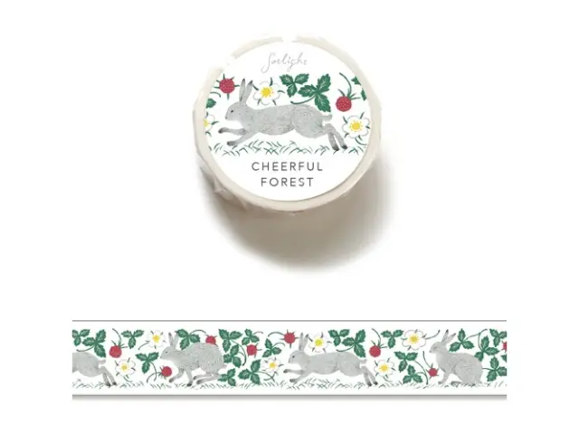 Sotlight Washi Tape Cheerful Forest - Rabbit