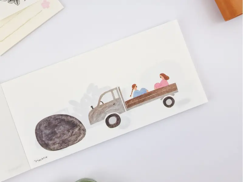 Necktie Cozyca Notepad - Truck