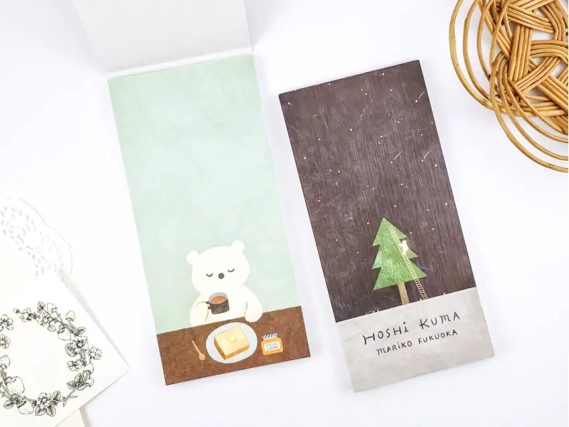 Mariko Fukuoka Cozyca Notepad - Hoshi Kuma