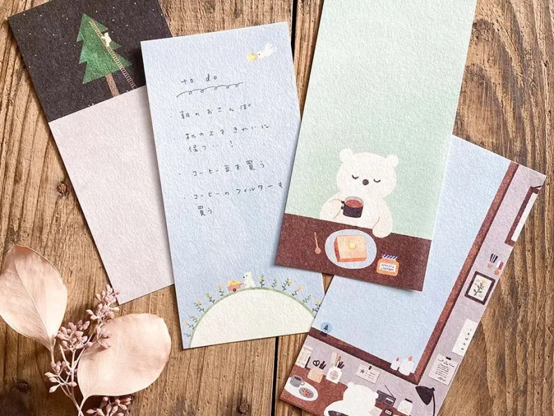 Mariko Fukuoka Cozyca Notepad - Hoshi Kuma