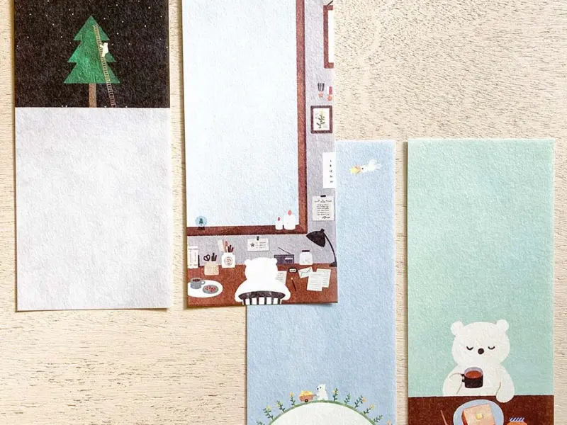 Mariko Fukuoka Cozyca Notepad - Hoshi Kuma