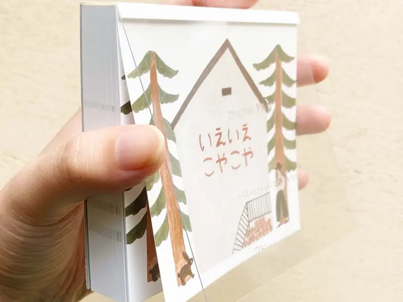 Cozyca Necktie Memo Pad - House In The Forest