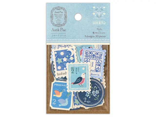 NB Co. Antik Piac Postage Style Sticker Flakes - Chelle