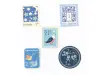 NB Co. Antik Piac Postage Style Sticker Flakes - Chelle