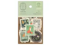 NB Co. Antik Piac Postage Style Sticker Flakes - Verde