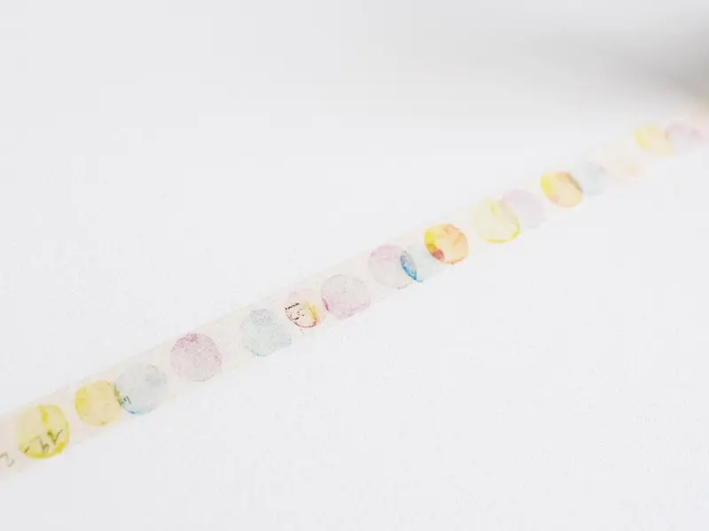 Yohaku Slim Washi Tape L007 - Akogare