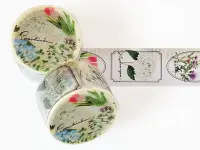Ponchise Washi Tape - Flower Label