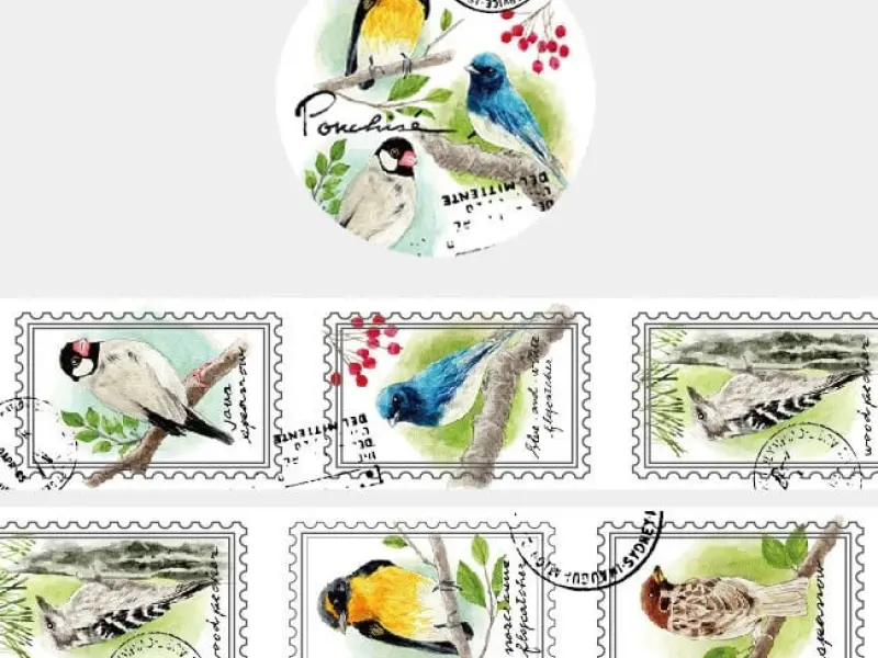 Ponchise Washi Tape - Bird