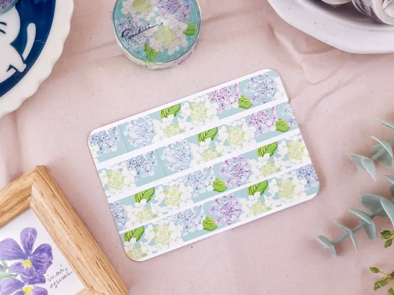 Ponchise Washi Tape - Hydrangea