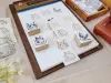 Ponchise Wooden Rubber Stamp - Hachiware Cat