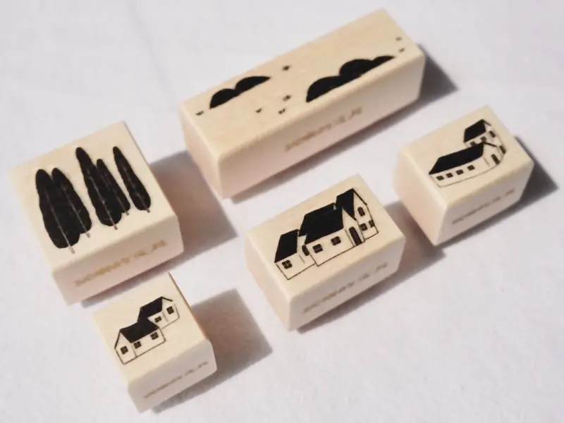 Wongyuanle Stamp Set Vol.4 - Many Houses