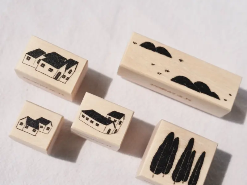 Wongyuanle Stamp Set Vol.4 - Many Houses