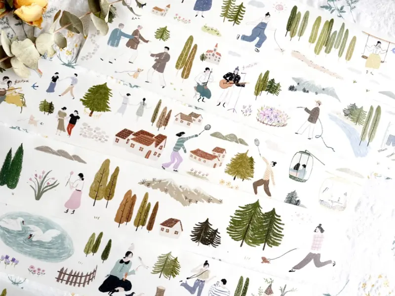 Wongyuanle Washi Tape Vol.4  - In The Park