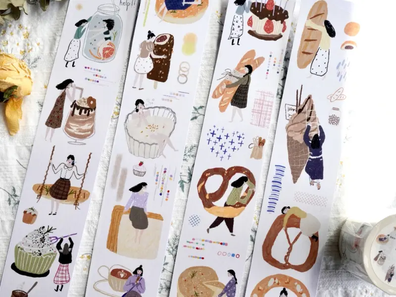 Wanle Studio Washi Tape Vol.4  - Bread Star