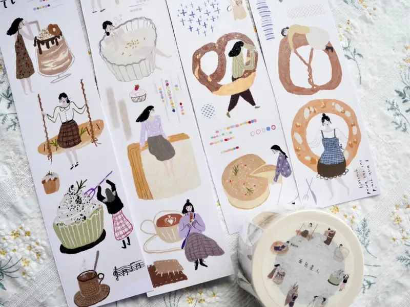 Wanle Studio Washi Tape Vol.4  - Bread Star