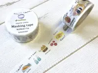 Papier Platz x Hankodori Washi Tape - Breakfast