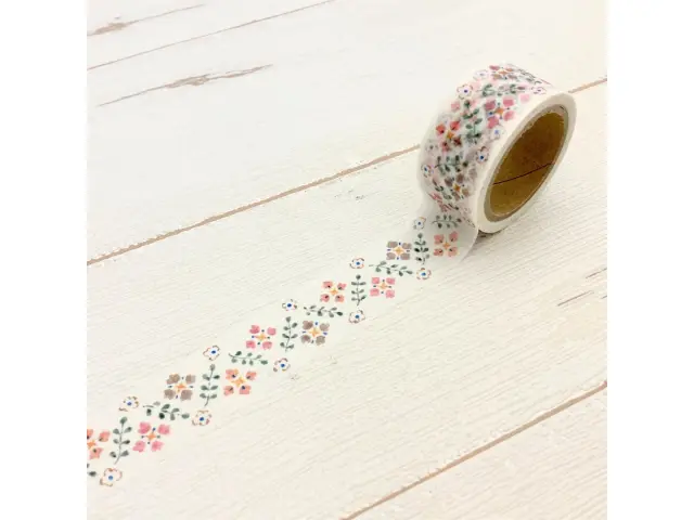Papier Platz x Nakauchi Waka Washi Tape - Floral Pattern