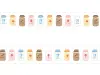 Papier Platz Washi Tape - Milk