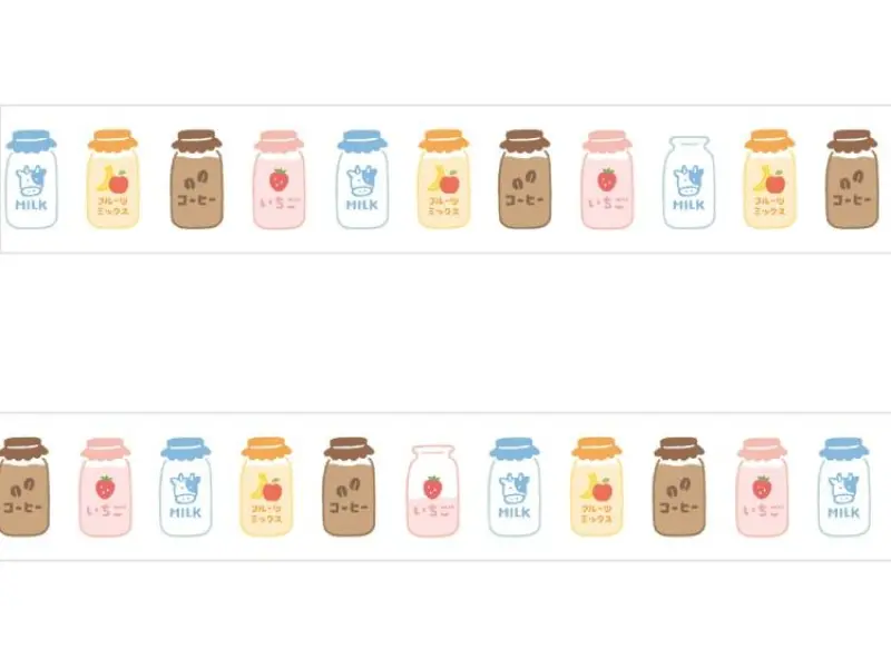 Papier Platz Washi Tape - Milk