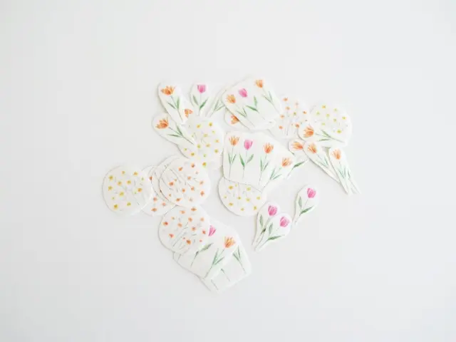 Yohaku Flake Stickers F005 - Soyokaze