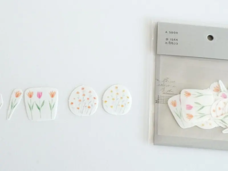 Yohaku Flake Stickers F005 - Soyokaze